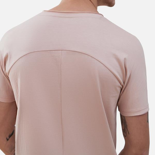 SCOOPED TEE X ROSE DUST