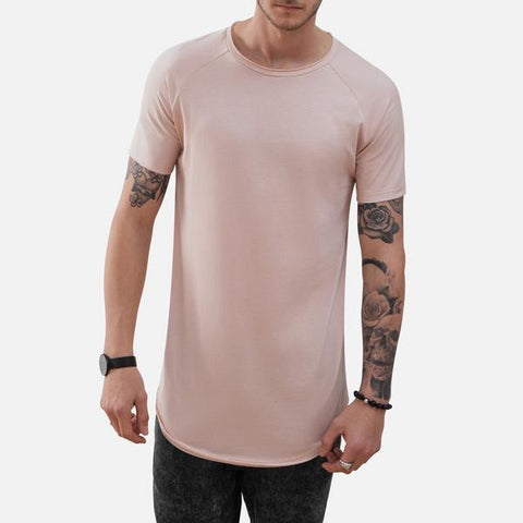 SCOOPED TEE X ROSE DUST